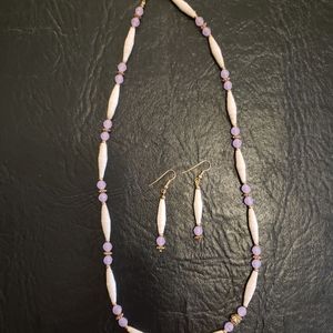 Necklace and earrings set